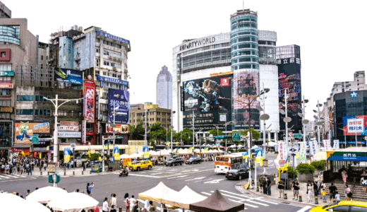 台北市観光のモデルコースで絶対に行きたい西門町（せいもんちょう）