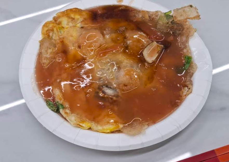 ③ 蚵仔煎(オアチェン/牡蠣オムレツ)